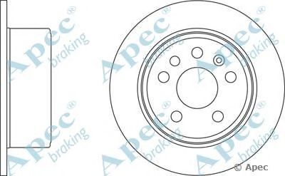 APEC BRAKING dsk765 -  Тормозной диск